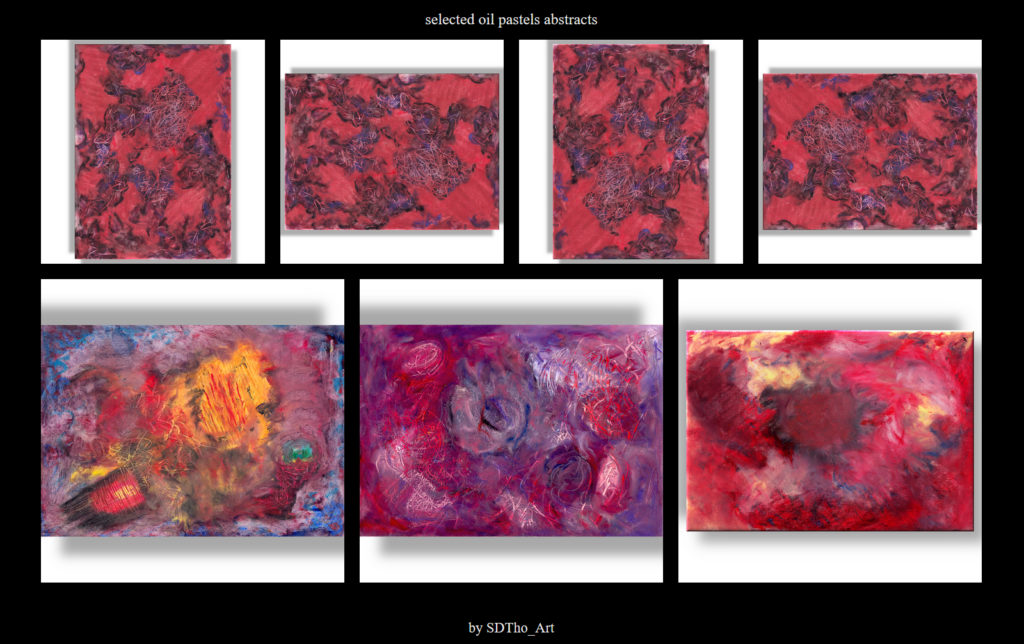 abstract oil pastels gallery